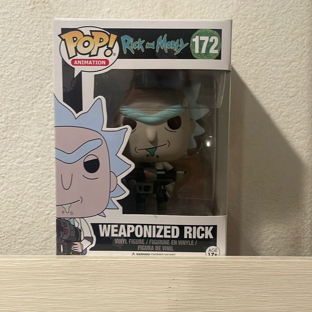 Weaponized Rick Funko Pop
